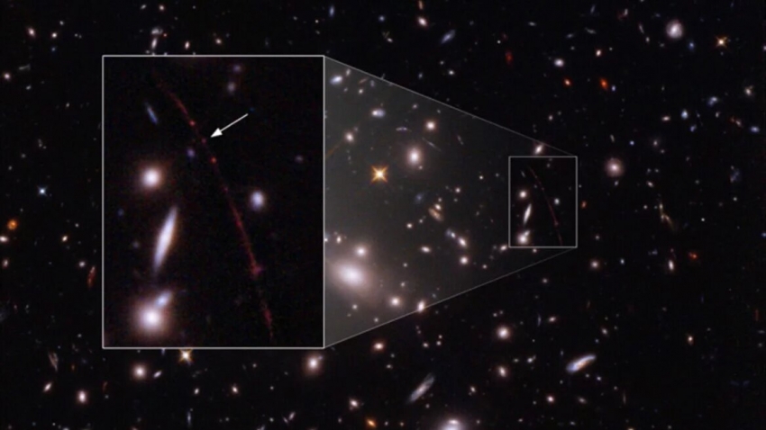 El telescopio Hubble detectó la estrella más lejana jamás vista