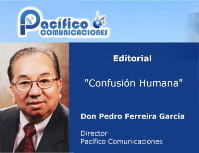 Editorial de Pacífico Comunicaciones - Director Pedro Ferreira Garcia