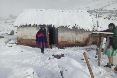 Huancavelica: por friaje autoridades inician recolección de abrigos y alimentos para zonas afectadas