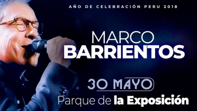 Marcos Barrientos llega a Lima este 30 de Mayo
