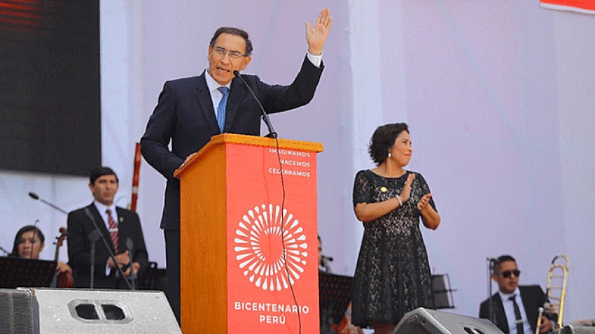 Martín Vizcarra en Ayacucho: “Nos corresponde continuar la lucha en las urnas”.